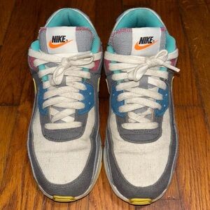 Nike Kids' Blue and Gray Sneakers